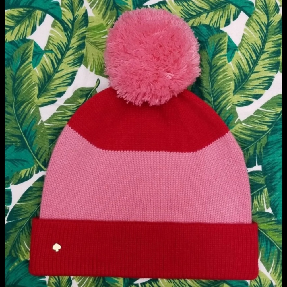 Kate Spade Color Block Beanie - Picture 2 of 8